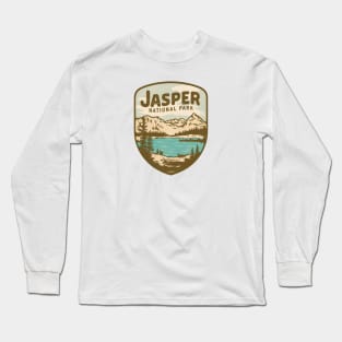 Jasper National Park Vintage Retro Long Sleeve T-Shirt